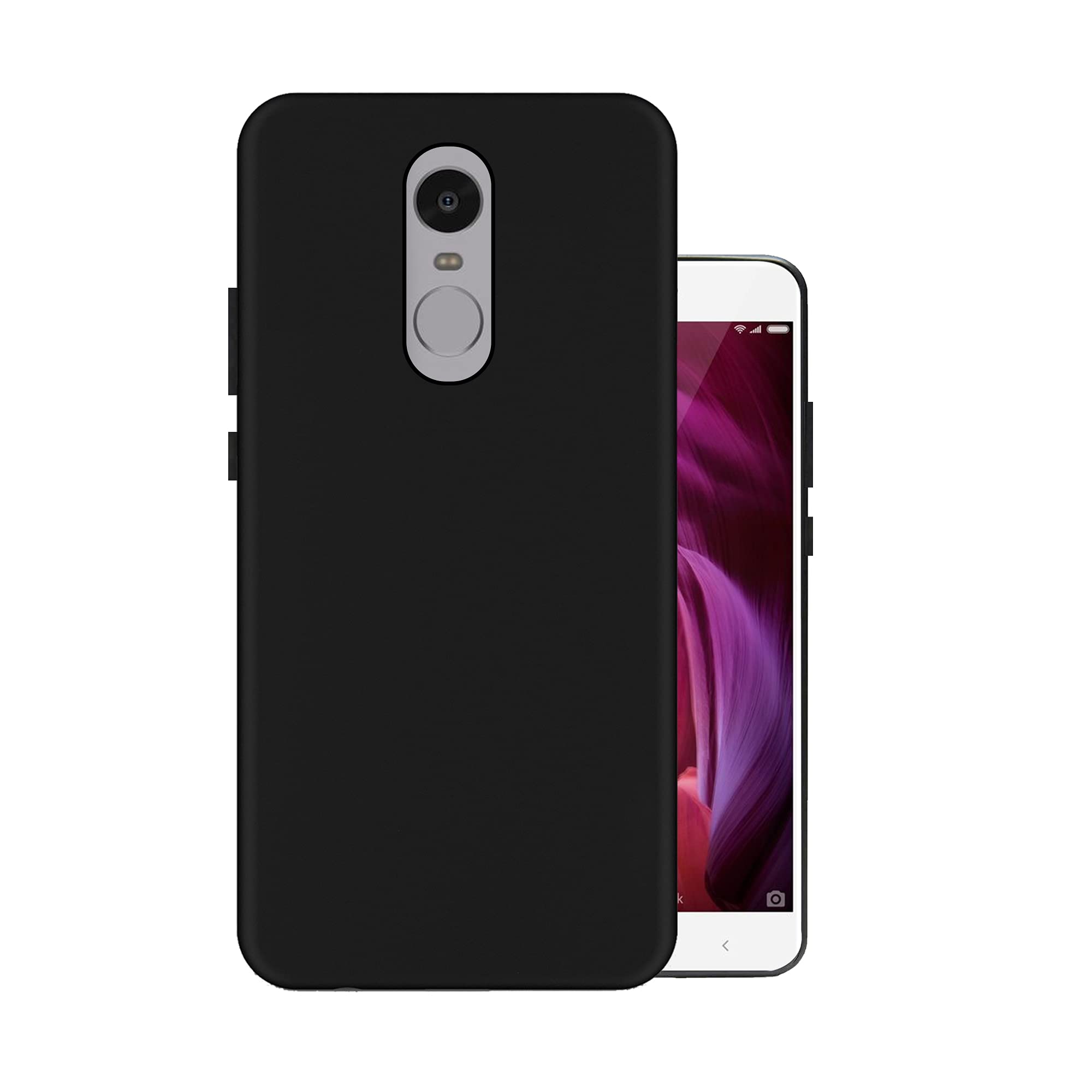 HELLO ZONE Exclusive Matte Finish Soft Back Case Cover for Xiaomi Redmi Note 4 [Indian Version] - Black (B073VKM5D3) Amazon Price History, Amazon Price Tracker