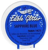 Rainbow Dust Edible Glitter - Sapphire Blue 5g