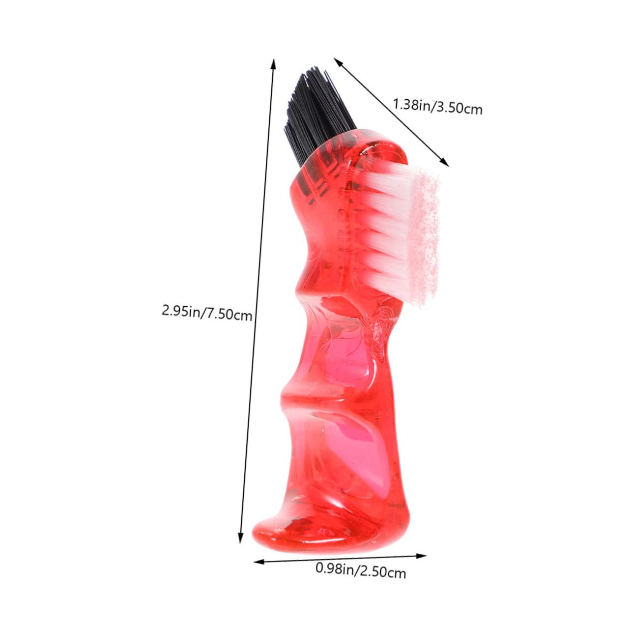 Spazzola per Pulizia Dentiere Mini in Plastica Pp 3 Pezzi | Creativa per Casa, Portatile e Poco Deformabile, Set Compatto per Igiene Quotidiana