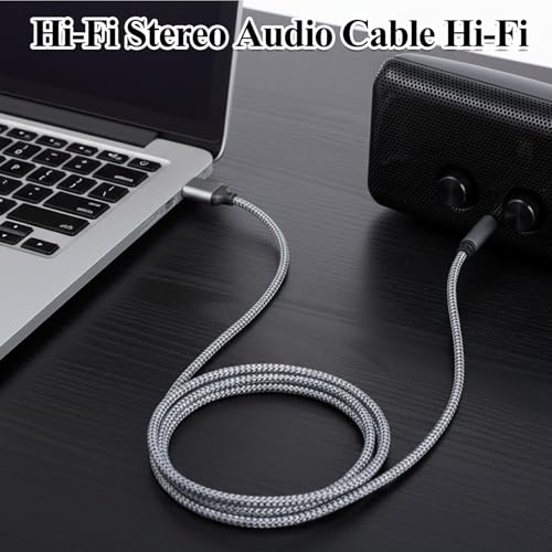 Cable adaptador USB a Jack 3.5 mm de 5 ft miniatura 5