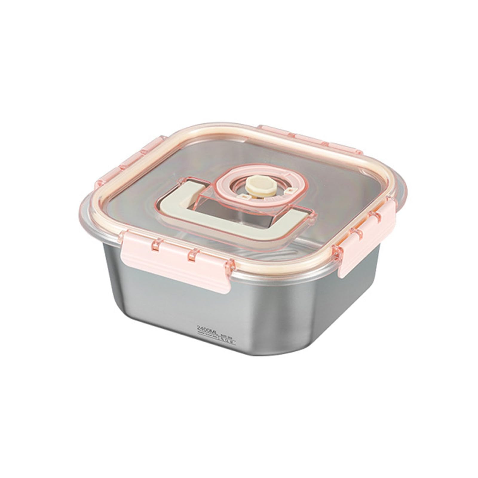 MALSSE Lunch or Snacks Food Container Stainless Steel Meal Preparation Container with Large Capacity for Outdoors Large Capacity Food
