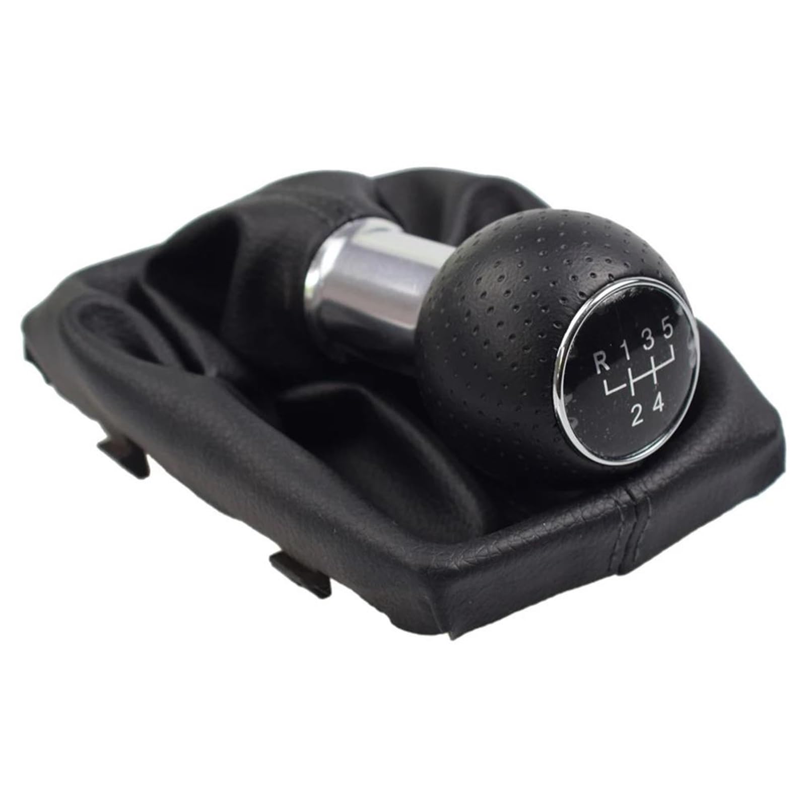 FSOZDBBPL Automotive Parts 5/6 Speed Car Shift Gear Knob Lever Gaitor Boot Cover for for A4 for 8E for B6 for B7 2000-2008 Auto Styling Accessories(Speed R5)