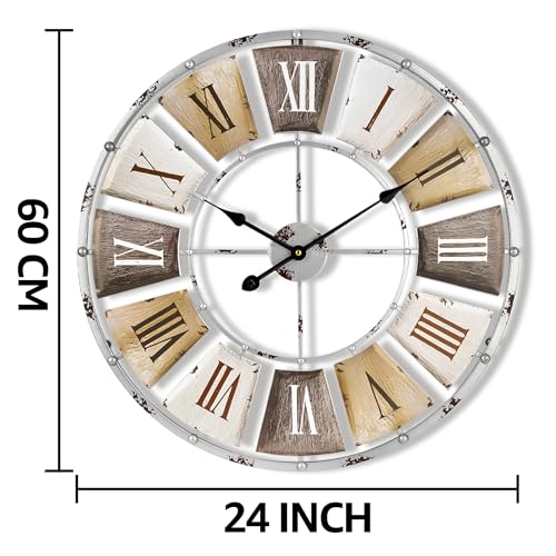Reloj de pared grande analógico Sorbus 24 pulgadas miniatura 2