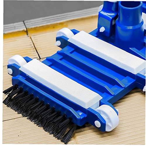Zwembad vacuümkop met wielen 14" Heavy Duty Flexibele zwembadborstel met Swivel tuingereedschap - Image 5