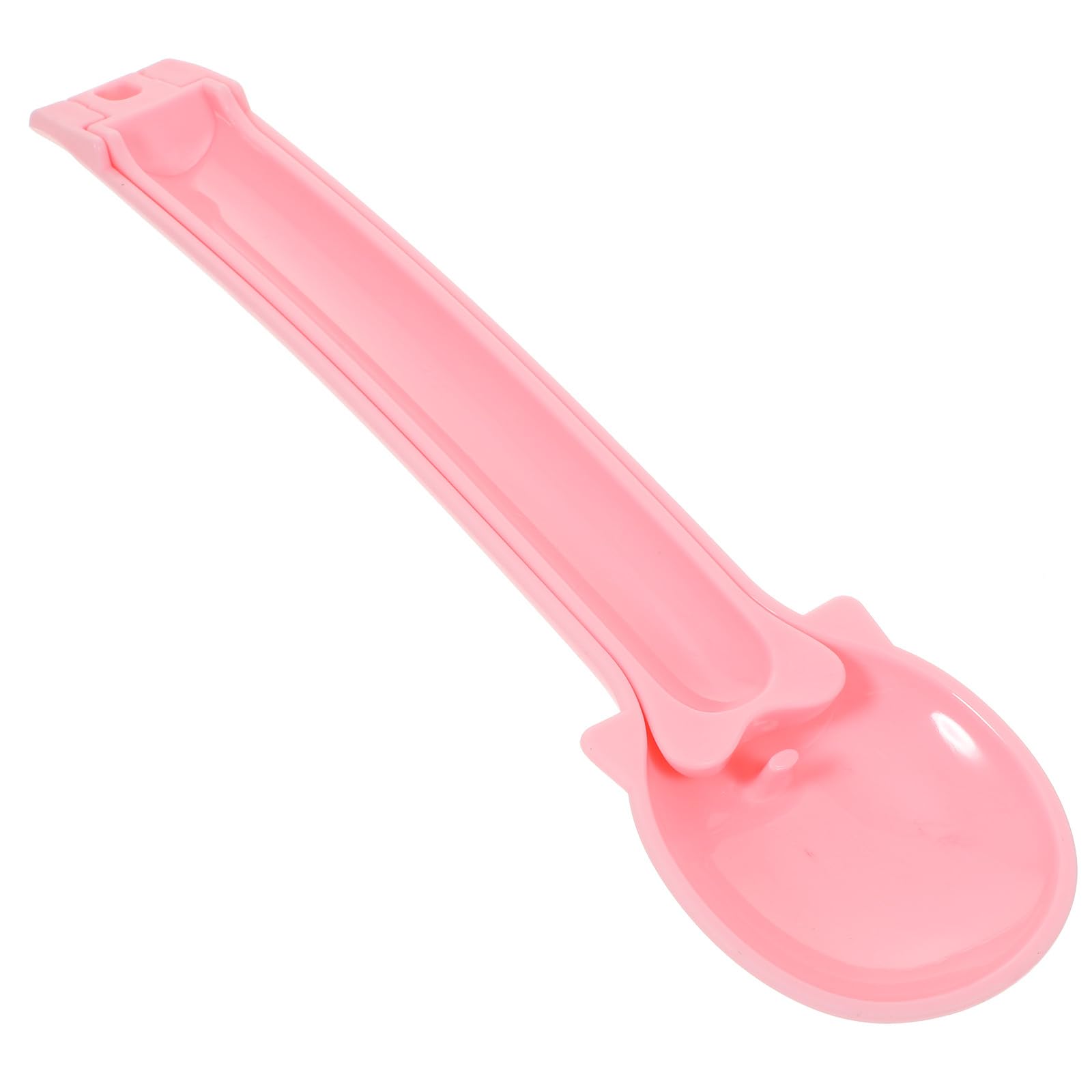 POPETPOP Cat Spoon for Strip Squeeze - Lickable Cat Strip Spoon Food Squeezer Pet Treats Dispense Dog Wet Food Spatula Kitten Snack Can Scoop Use, Pink