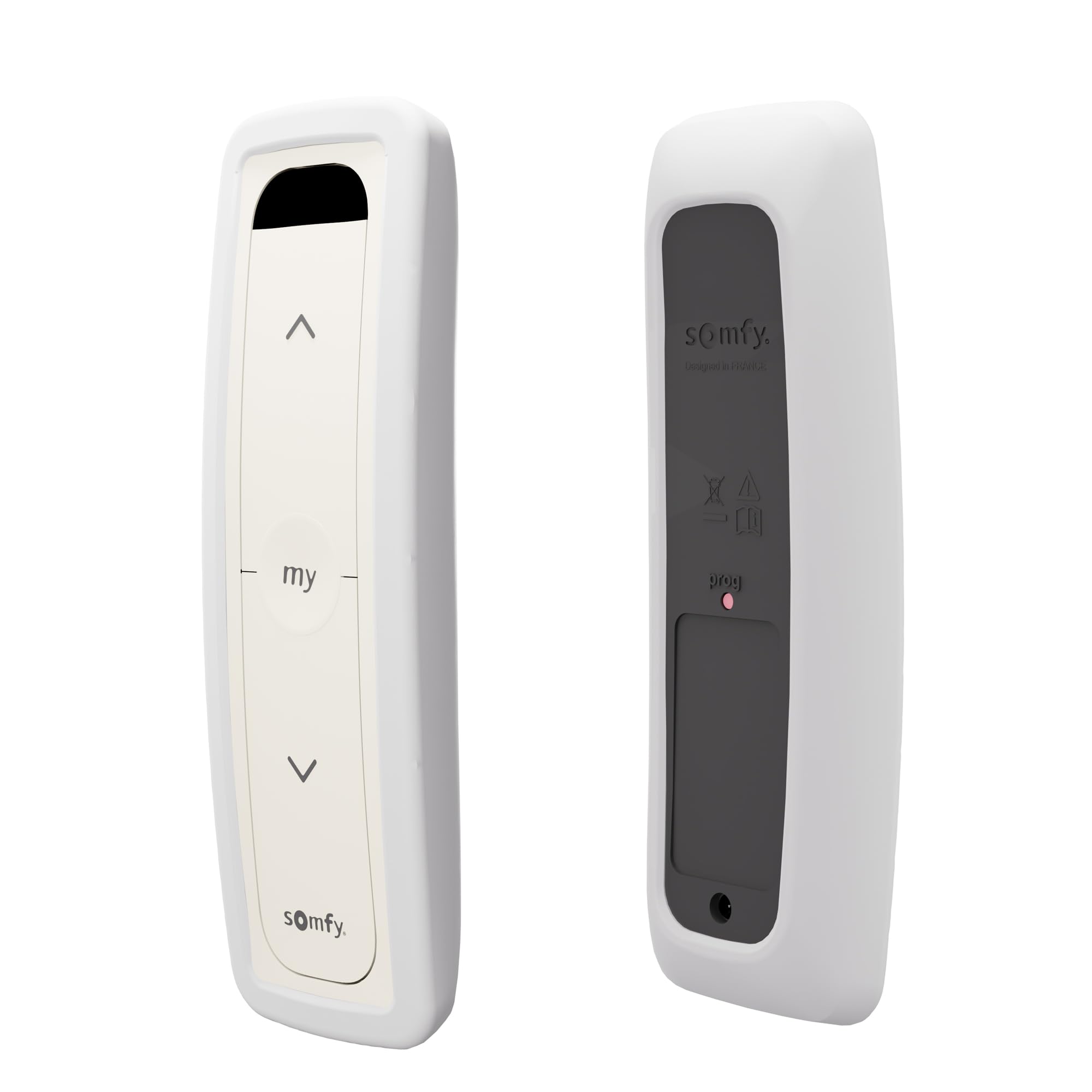 Coque de Protection pour Télécommande Somfy Situo 1 | 5 RTS Pure II - Blanc