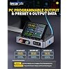 FNIRSI DPS-150 DC Power Supply Variable, 30V 5A Adjustable DC CNC Power Supply with 4-Digit IPS Display,lt;20mV Power Ripple, PD/QC/DC Input, PC Programmable Switching Power Supply (NO Power Adapter)