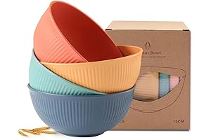 Unbreakable, BPA-Free 24 OZ Cereal Bowls