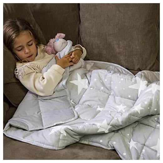 Rest Easy - Manta con Peso para niños y Adultos, Manta Pesada para Dormir, Alivio del estrés, Alivio de la ansiedad y calmante sensorial para un Gran sueño, 100% algodón súper Suave