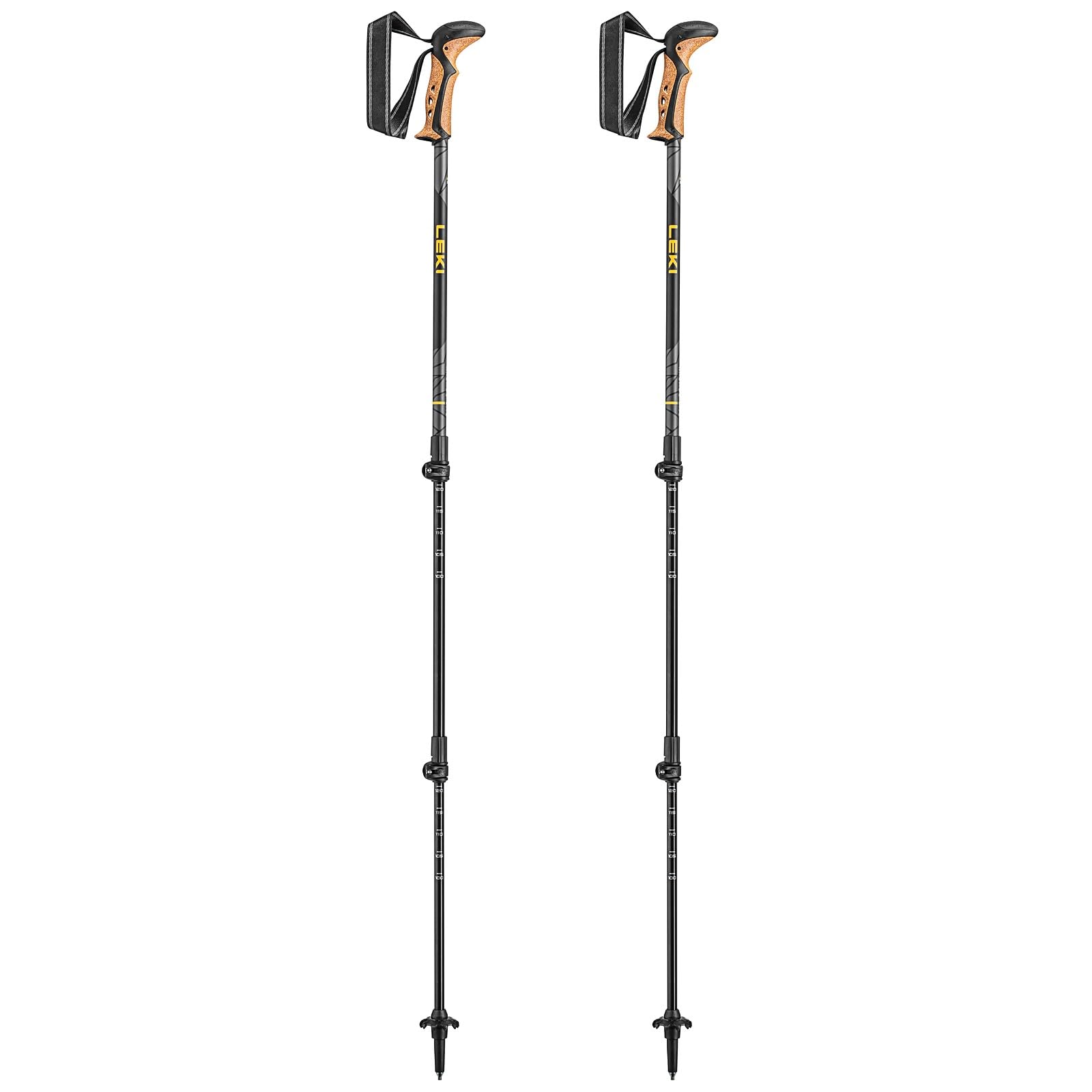 LEKI Khumbu Lite Trekking Poles - Aluminum Collapsible Lightweight Walking Poles for Hiking
