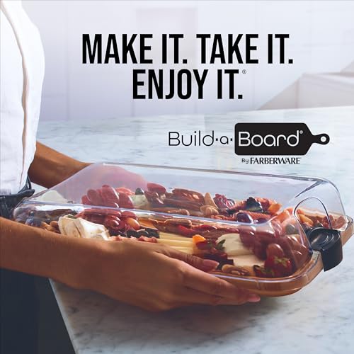 Farberware Build-A-Board 11 x 14 Inch Bamboo Cutting Board with Lid - image 4