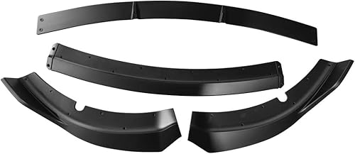 Miniatura 7 de IKON MOTORSPORTS, Borde delantero compatible con Dodge Charger SRT 2015-2023, estilo V2, alerón de parachoques delantero, kit de cuerpo de barbilla