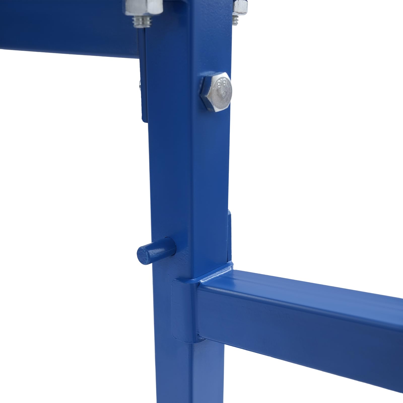 Lackierständer Auf Rädern,360° Drehbar, Höhenverstellbar Felgen-Lackierbock 4 Halter, Felgenlackierständer für Autoteile,Felgen,Hauben,Kotflügel,Türen,Stoßstange zum Lackieren (Blau)