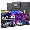 Kado Portable Monitor 15.6-Inch FHD 1080p, 45W Reverse Charging USB-C mini-HDMI Gaming Monitor IPS Display Built-in Speakers, Second Display 180° Kickstand for Laptop PC Phone Mac Xbox PS4/PS5 Switch