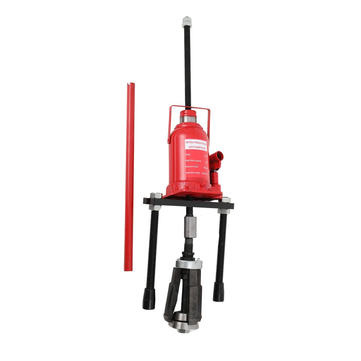 Extractor de Camisas de Cilindro 20T, Acero 45 Resistente, para Diámetro Interior 80-140mm, Extracción de Camisas Secas y Húmedas para Motor Diesel y Gasolina.
