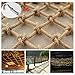 All'aperto Rete Di Protezione, Rete Da Arrampicata In Corda Di Canapa, Porta Il Carico Massimo Per Il Parco Giochi Per Bambini, Materiale Di Iuta Naturale, 12mm * 10cm, Più Dimensioni Viene Fornito Co