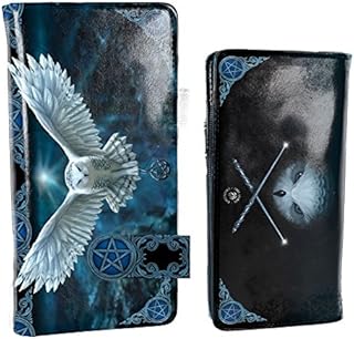 Nemesis Now Awaken Your Magic Anne Stokes Embossed Purse 19cm Blue, PU