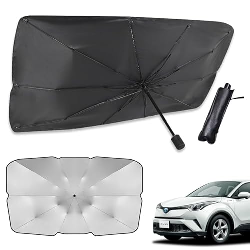 趣味職人 傘 サンシェード 傘式サンシェード 傘型 車 C-HR ZYX10/NGX50系 ハイブリッド対応 C-HR 検索用 フロント 日除け Mサイズ 対応 『06s-a034-fu』 Lot No.01