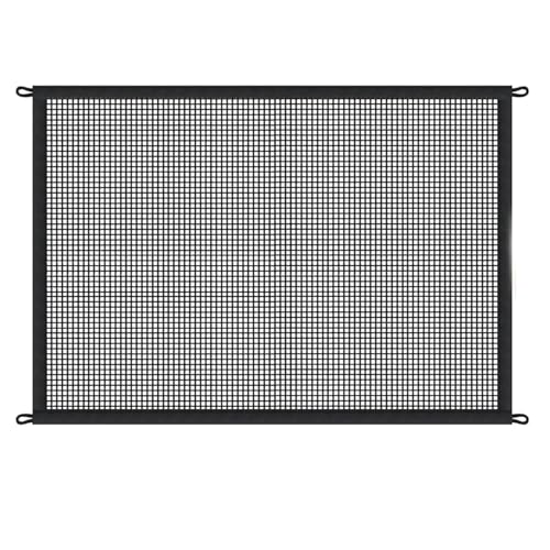 110x72cm Retractable Mesh Pet Gate for Dogs and Kids No Drilling Required