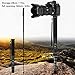 63 Inch Camera Monopod, 11” to 63” Aluminum Monopod, 8 Sections Portable Monopod Travel Monopod with Carrying Bag, Sponge Sheath, Removable 3/8 Footpad