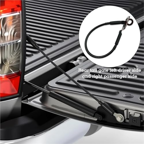 Kit de câbles de support de hayon et sangle de fixation de coffre pour utilitaire Tacoma - 4