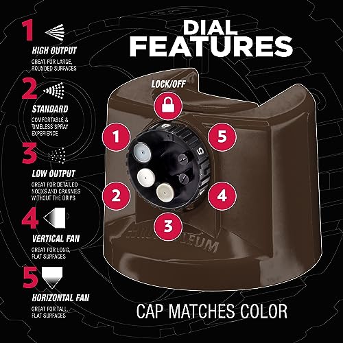Image of Rust-Oleum Stops Rust Custom 5-in-1 Spray Paint, Gloss Leather Brown