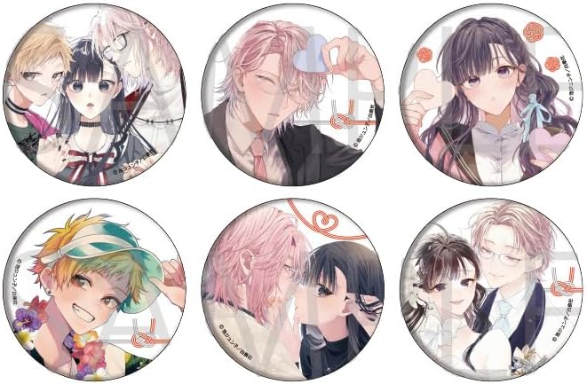 Thank you for the long term 01 Can Badge Complete Set of 6 Boxes