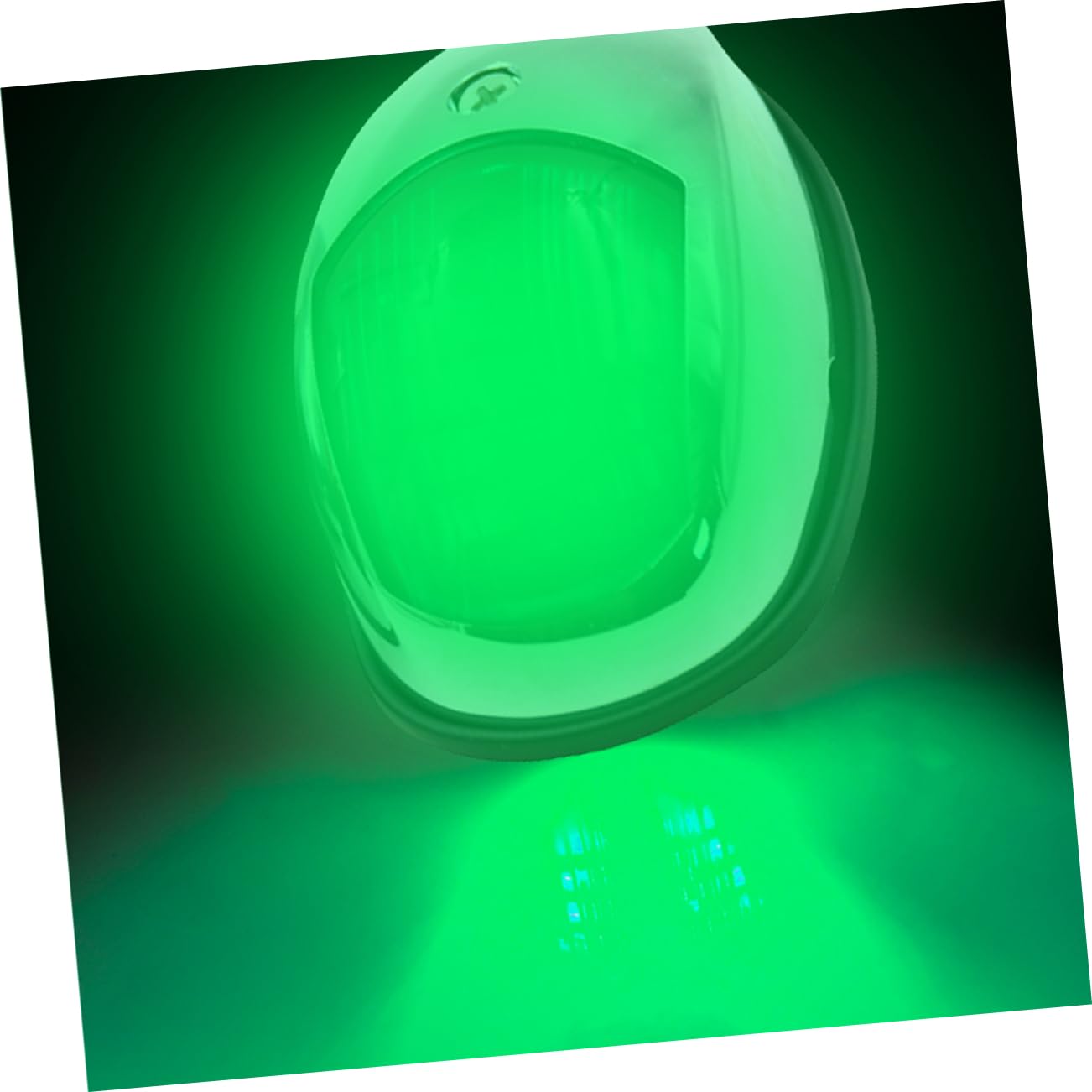 Anneome 2 Lampade Laterali per Barca LED 12V Argento in ABS e Acrilico Alta Visibilità Risparmio Energetico per Impiego Notturno in Barca e Yacht
