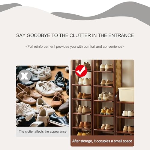 Meuble chaussures vertical pour désencombrer les petits espaces