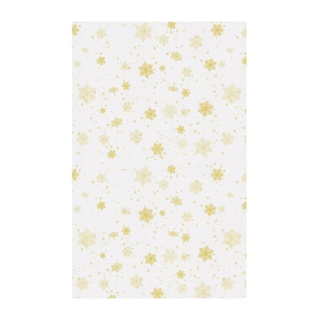 FUIALDOLG Yellow Snowflake Sofa Headrest Covers Headrest Cover for Recliner Chair Sofa Headrest Shield 1/2/3 Seater Sofa Headrest Slipcovers for Home Celebration, Ceremony and Home Decor