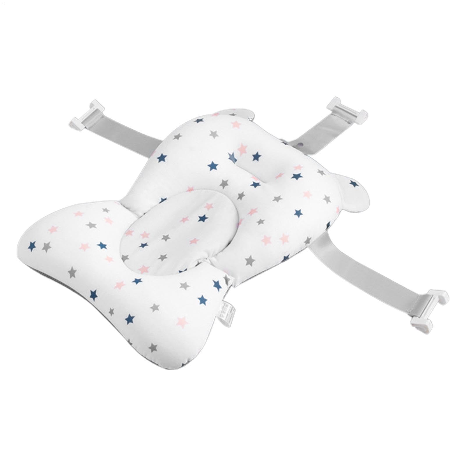 Cojín De Baño Para Recién Nacido, Alfombrilla De Baños Acolchada Antideslizante, Almohada Con Soporte Adaptable Con Hebillas Y 3 Cinturones De Seguridad, Articulo Para Baño Del Bebé En Hogar — view 9