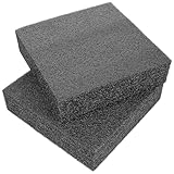 Cabilock 2 Stück Wollfilz Arbeitspad Bastelkissen Filzmatte Filzwolle DIY Filzen Werkzeugunterlage Schwarz für Stabiles Praktisches Arbeiten und Einfache Handhabung