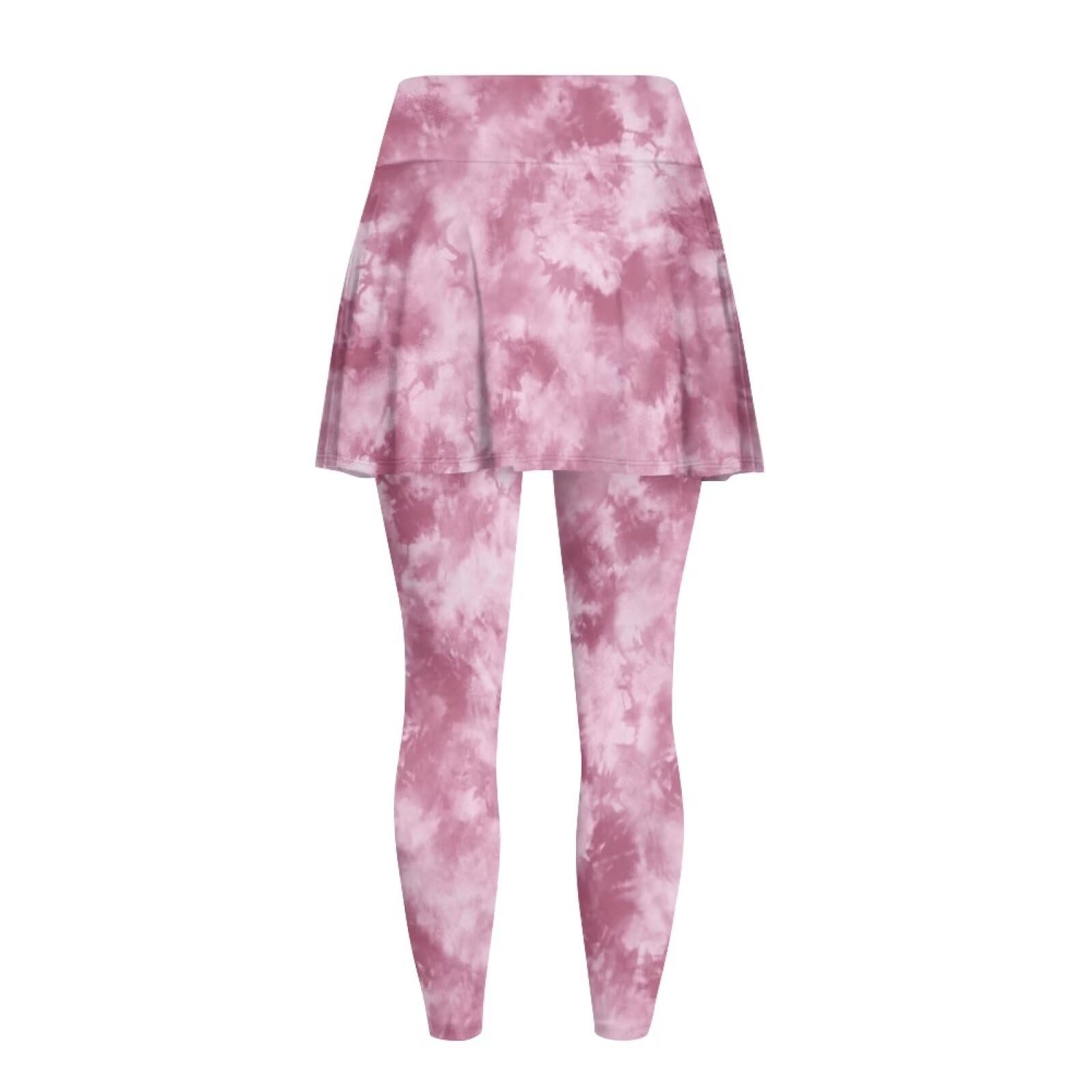 Damskie legginsy do jogi tenisa spódnica wysoka talia kieszenie legginsy ze spódnicą stylowe sportowe spódnice legginsy