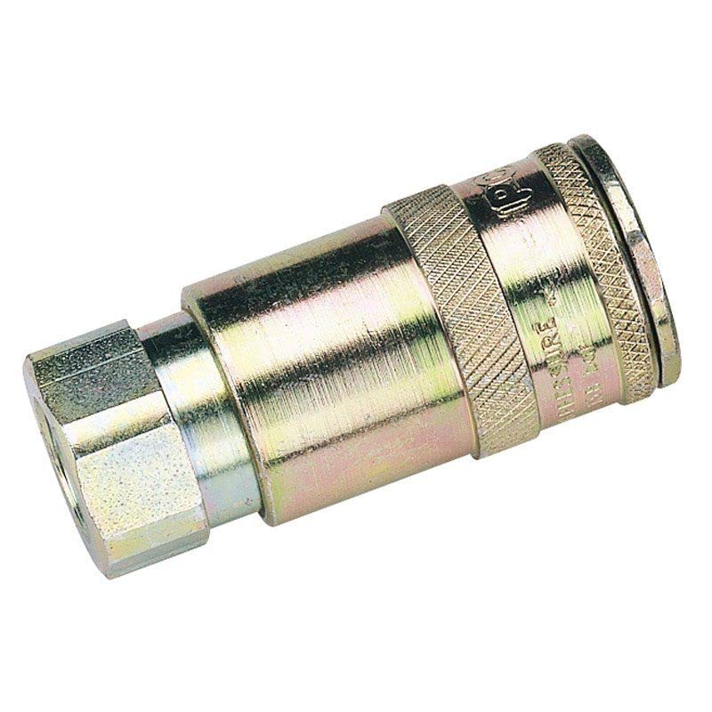 Draper 51384 Vertex Taper Air Line Coupling with Female Thread, 1/4" BSP, Blue