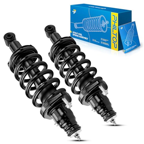 Image of PHILTOP Rear Struts Compatible with Honda CR-V 2002 2003 2004 2005 2006, Shock Absorber Complete Suspension 171380L+171380R, Struts with Coil Spring Assemblies 2 Pcs Amortiguadores Traseros