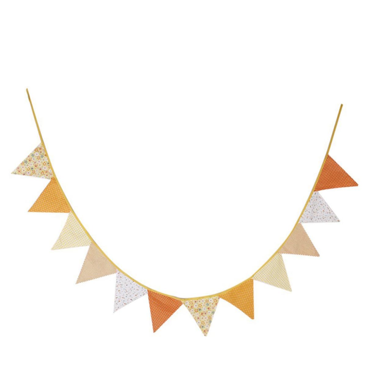 Cabilock 36 Piezas De Banner Decorativo De Boda Banderines De Tela Banderines De Tela Decoraciones De Boda Al Aire Triangulares Decoración Navideña De Bautizo Para