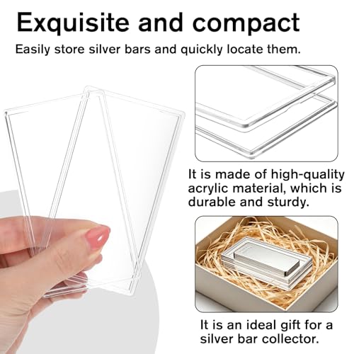 Estuche para barra de plata de 10 oz, set 8 piezas miniatura 5