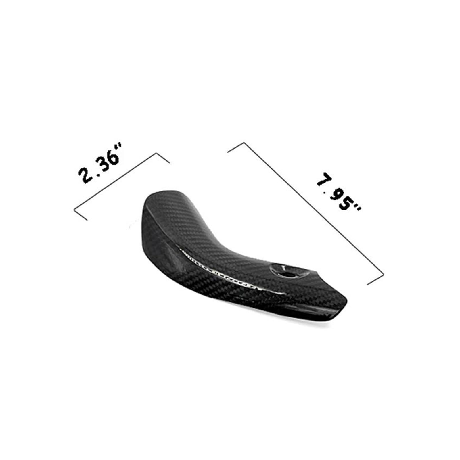 Paracalore Marmitta per HON&da X-ADV 750 Adv750 di Scarico per Moto Tubo di Collegamento Centrale in Fibra di Carbonio Protezione per Scudo Termico Protezione Antiscottatura