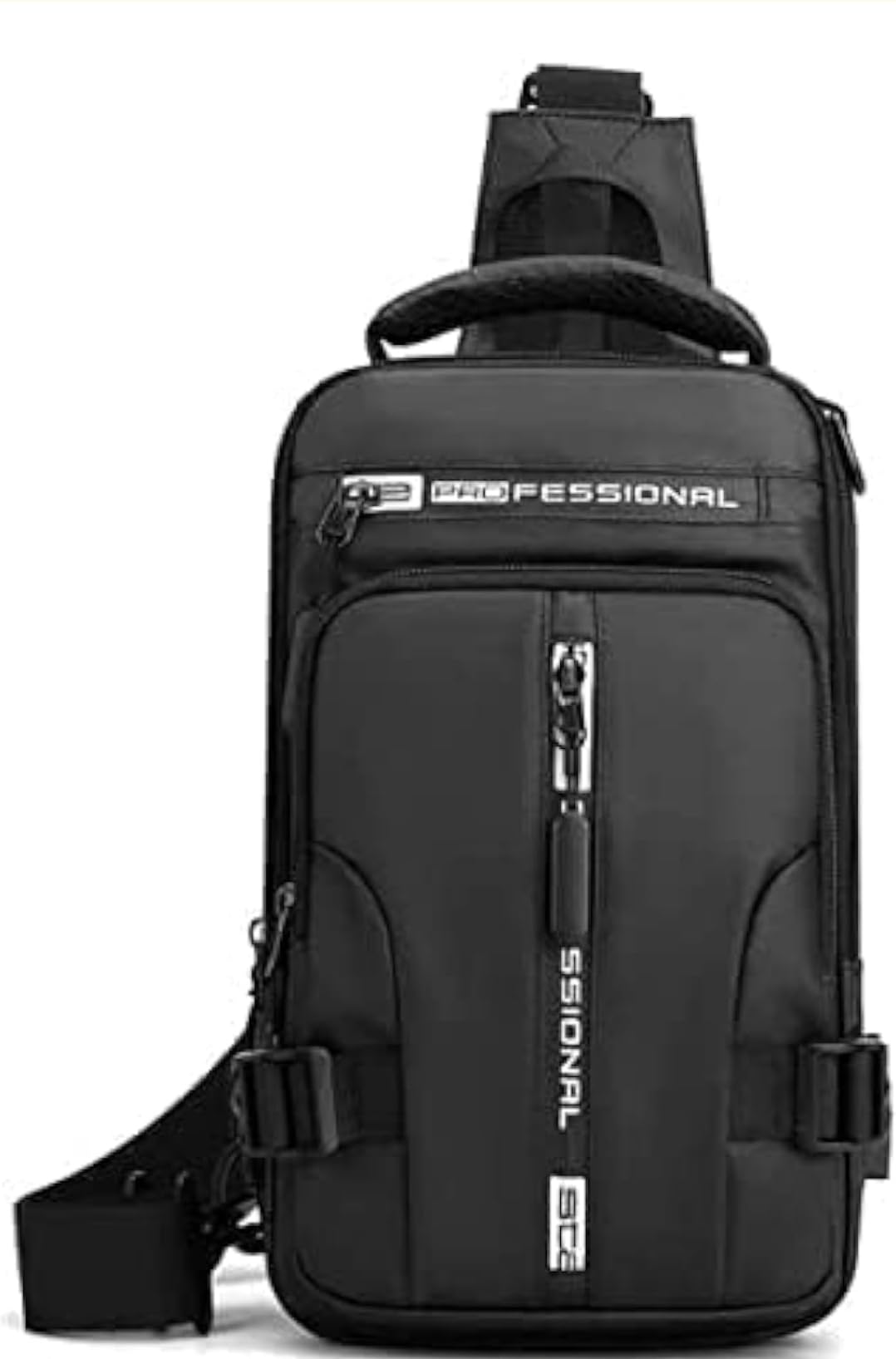 Men cross backpack Sling Bag black/green Waterproof Sling Backpack Bag Sling Bag For Men & Women Bag with USB Charging Port for Travel Hiking Jogging Gym Picnic Daily Use-image-32
