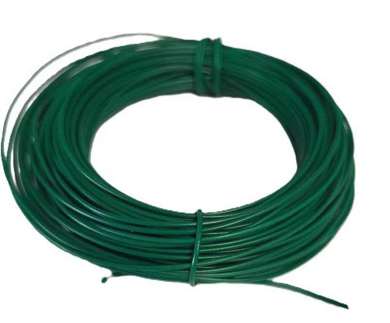 Gartendraht mit Kunststoffummantelung, 1,2 mm x 0,75 mm, 30 Meter, grün