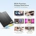 Floppy Disk Reader 3.5 inch USB Floppy Disk Drive External 3 1/2 Floppy disc Reader Portable Floppy Diskette Drive USB C for PC Laptop Notebook Computer with Windows 11/10 (Brushed Texture, 3.5 inch)