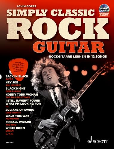 Simply Classic Rock Guitar: Rockgitarre lernen in 12 Songs. guitar / E-guitar. image 2