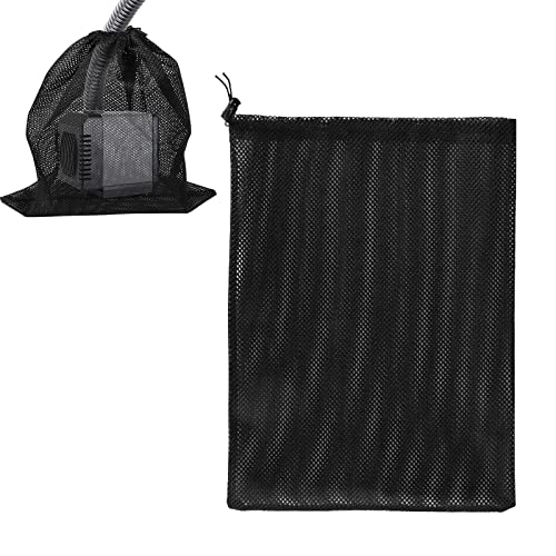 Bolsa de Barrera de Bomba Negra, Bolsas De Protección Para Bomba, Bolsa de Filtro de Bomba de Estanque para Accesorios de Filtro de Bomba de Agua(41 * 31 cm)