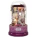 Cutebee Dollhouse Miniature with Furniture,Rotating DIY Miniature Dollhouse kit Plus Dust Proof and Music Movement, 1:24 Scale Creative Room Idea(Meet at Corner)