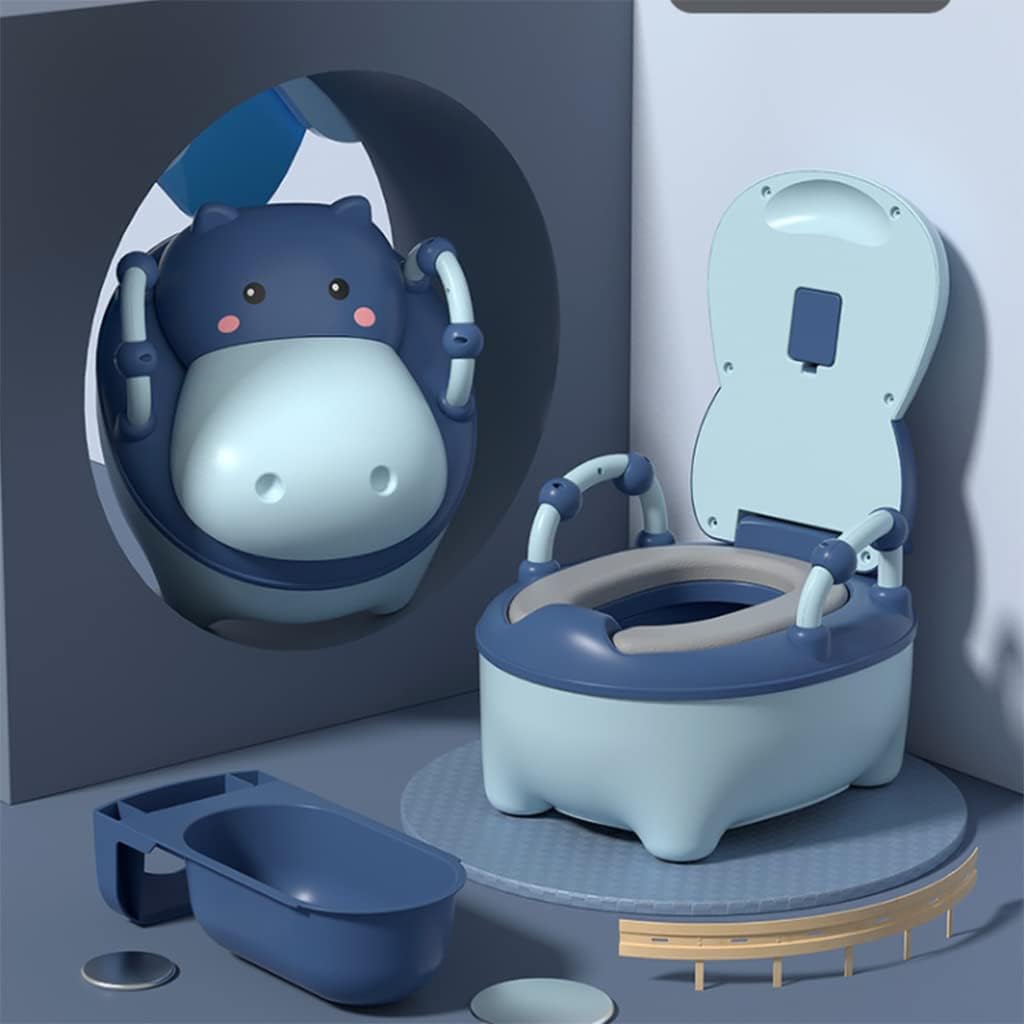 トイレトレーニング便座ポータブルベビートイレトレーニング小便器アームレスト付き便器1〜5歳の男の子と女の子に適しています,C