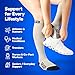 SB SOX Compression Socks for Men & Women (20-30mmHg) – Best Compression Socks for Travel, Medical, Sports, and Daily Wear - XXL Sizes too! (Small, Gray/Black)