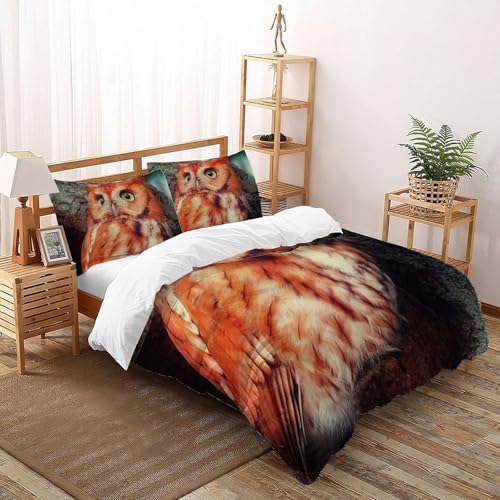 Housse de couette microfibre animaux imprimé 3D douce et facile à repasser - 2