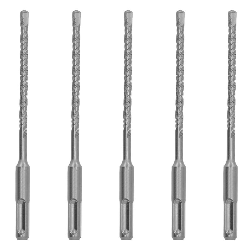 SDS Plus Rotary Hammer Drill Bit 15Pcs 5/32 in. x 8 in. Masonry Concrete Rock Drill Bit Tool Set