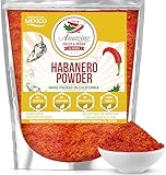 Habanero Pepper Ground 4oz - Premium All Natural Powder. No Additives. Hot & Spicy Rich Flavor By Amazing Chiles and Spices.