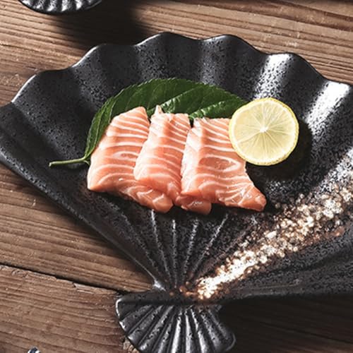 Plato cerámico japonés sectorial 13 pulg estilo sushi miniatura 7